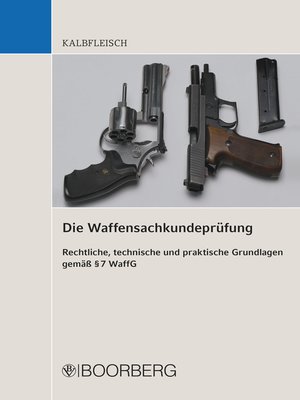 cover image of Die Waffensachkundeprüfung